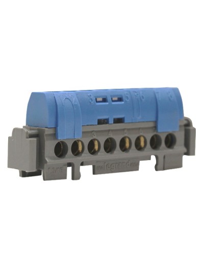 Клеммная колодка IP 2X нейтраль синяя Legrand 004842 в Липецке Клеммные колодки Pintop.ru