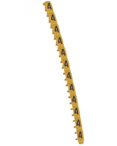 Маркер 4 0,15/0,5 ЖЛТ CAB3 Legrand 038104 в Липецке Аксессуары для кабель-канала Pintop.ru