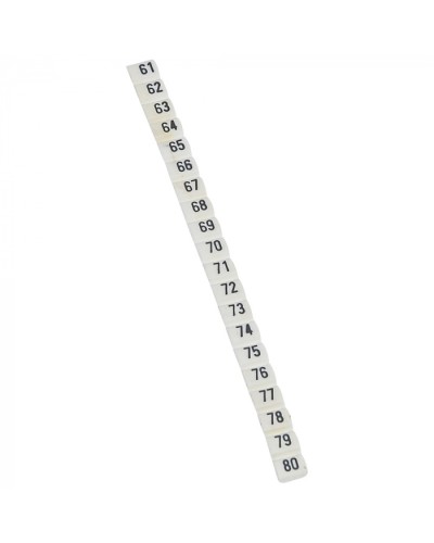 Маркер CAB3 цифры 61-80 Legrand 038153 в Липецке Аксессуары для кабель-канала Pintop.ru