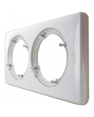 Рамка 2 поста IP44, белая Celiane Legrand 069072 в Липецке Аксессуары для кабель-канала Pintop.ru