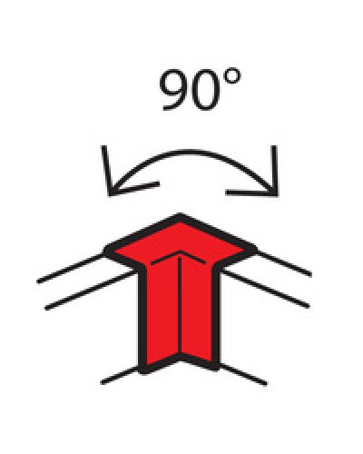 Угол внутренний для кабель-канала METRA 100x50 Legrand (638011) в Липецке Аксессуары для кабель-канала Pintop.ru