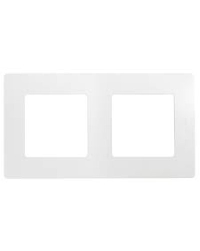 Рамка 2 поста Etika белый Legrand 672502 в Липецке Аксессуары для кабель-канала Pintop.ru