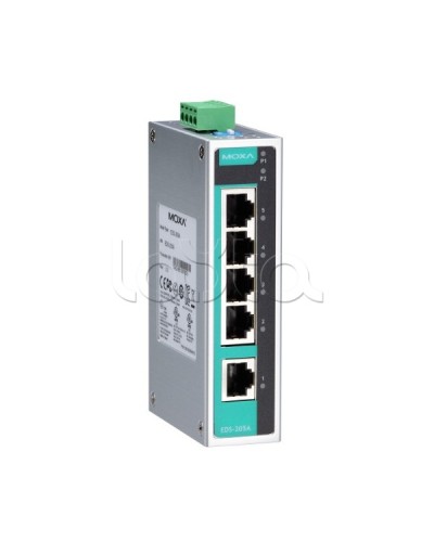 Коммутатор неуправляемый промышленный 5-портовый Moxa EDS-205A-T в Липецке Коммутаторы Pintop.ru