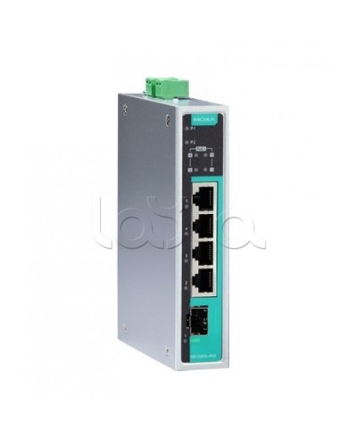 Коммутатор PoE 5-портовый Moxa EDS-G205A-4PoE-1GSFP в Липецке Коммутаторы Pintop.ru