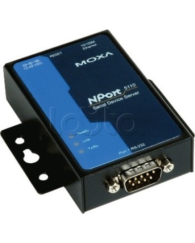 Сервер 1-портовый RS-232 в Ethernet Moxa NPort 5110-T в Липецке Дополнительное оборудование для ОПС Pintop.ru