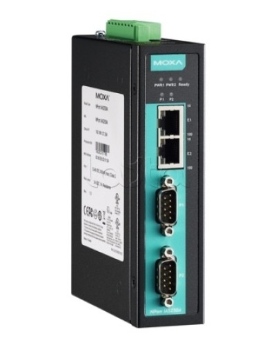 Сервер 2-портовый RS-232/422/485 в Ethernet Moxa NPort IA-5250A-T в Липецке Дополнительное оборудование для ОПС Pintop.ru
