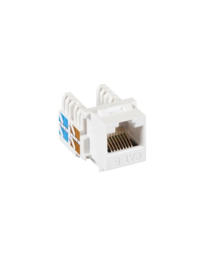 Модуль-вставка типа Keystone NETLAN EC-UKJ-UE2-WT-10 в Липецке Коннекторы Pintop.ru