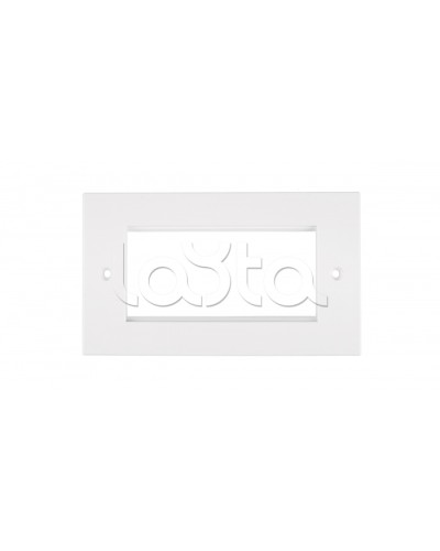 Панель лицевая NIKOMAX NMC-PL2PB-WT в Липецке Аксессуары для кабель-канала Pintop.ru