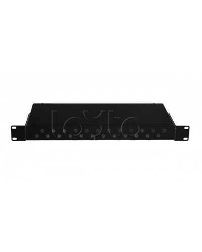 Оптический кросс 19 Essential Line, 1U, до 24 FC/ST портов, стальной, черный NIKOMAX (NMF-RP24FC-WS-ES-1U-BK) в Липецке Кросс оптический Pintop.ru