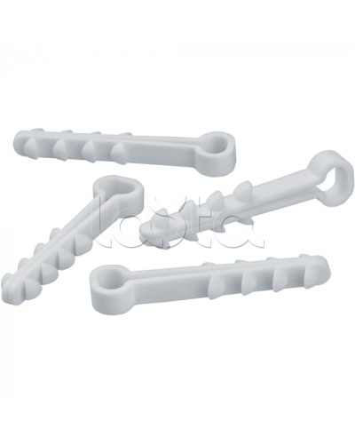 Дюбель-хомут Navigator 93 750 NCU-F-5-10-45-100-WH (100 шт/упак) в Липецке Крепеж: Дюбели, шурупы, саморезы Pintop.ru