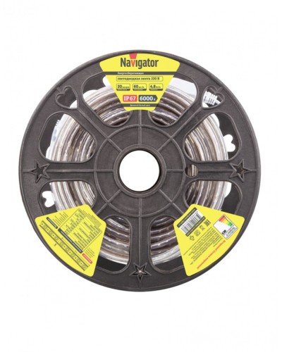 Лента светодиодная Navigator 14 511 NLS-3528СW60-4.8-IP67-220V в Липецке Источники света(Лампы) Pintop.ru