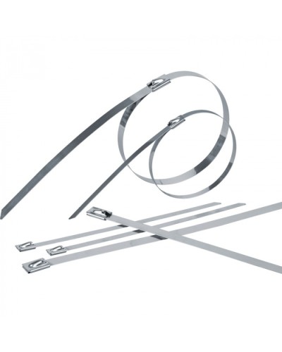 Хомуты стальные Navigator 82 388 NCT-S-046-300-50 (50 шт/упак) в Липецке Стяжки-хомуты Pintop.ru