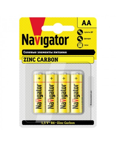 Элемент питания Navigator 94 758 NBT-NS-R6-BP4 в Липецке Электротехническое оборудование Pintop.ru