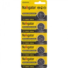 Элемент питания Navigator 94 765 NBT-CR2032-BP5