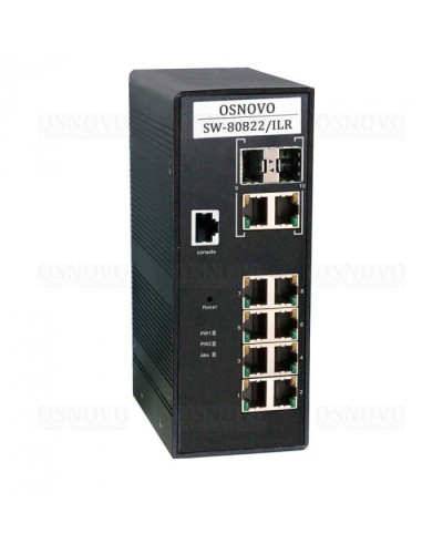 PoE коммутатор уличный промышленный OSNOVO SW-80822/ILR в Липецке Коммутаторы Pintop.ru