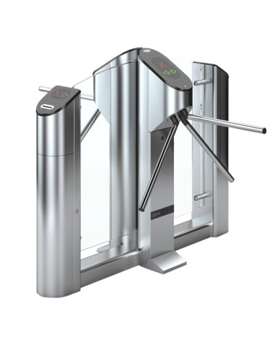 Турникет моторизованный двухсторонний с картоприемником Oxgard Praktika Т-03-DК-2BC2R в Липецке Турникеты Pintop.ru