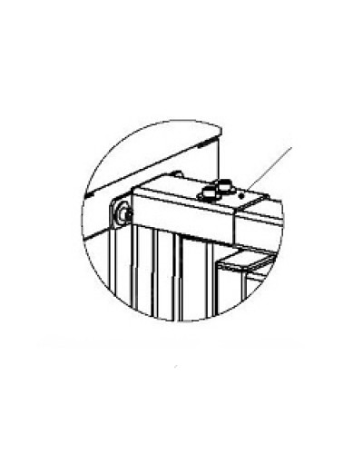 Накладка верхняя PERCo-RF01 0-03 в Липецке Дополнительное оборудование для СКУД Pintop.ru