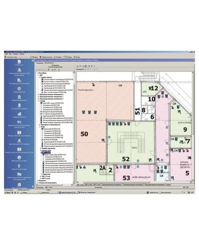 ПО Модуль Мониторинг PERCo-SM08 в Липецке Сетевая СКУД Perco Pintop.ru