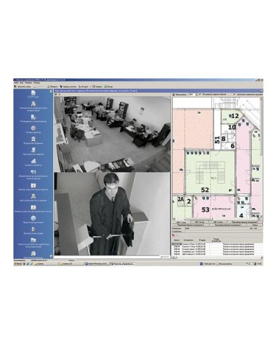 ПО Модуль Центральный пост PERCo-SM13 в Липецке Сетевая СКУД Perco Pintop.ru