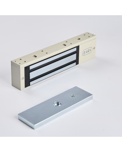 R-Lock RL-EM350-L0G - Электромагнитный замкок, 350кг, DC12/24B, цвет серый, RAL7032 (галечный серый) в Липецке Электромагнитные замки Pintop.ru