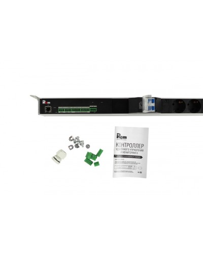 Блок силовых розеток с контроллером REM R-MC1-32-2x2S-2x3C13-2x2C19-A-1420-K в Липецке Блоки розеток Pintop.ru