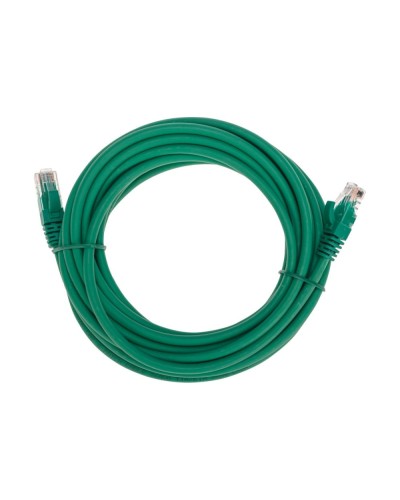 Патч-корд U/UTP, CAT 6, RJ45-RJ45, 26AWG, LSZH, зеленый, 5м REXANT 02-0296-5 в Липецке Патчкорды (медные) Pintop.ru