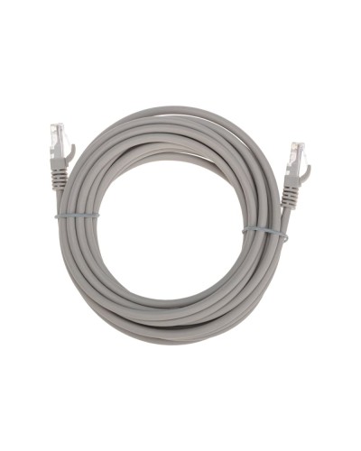 Патч-корд U/UTP, CAT 6, RJ45-RJ45, 26AWG, LSZH, серый, 5м REXANT 02-0290-5 в Липецке Патчкорды (медные) Pintop.ru