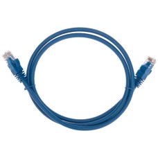 Патч-корд U/UTP, CAT 6, RJ45-RJ45, 26AWG, LSZH, синий, 1м REXANT 02-0294-1