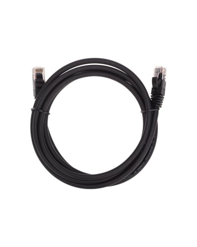 Патч-корд U/UTP, CAT 6, RJ45-RJ45, 26AWG, LSZH, черный, 2м REXANT 02-0292-2 в Липецке Патчкорды (медные) Pintop.ru