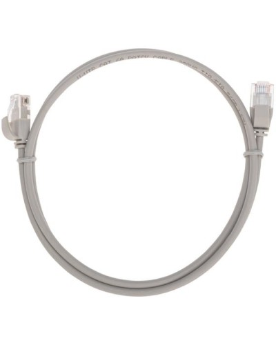 Патч-корд U/UTP, CAT 6A (10G), RJ45-RJ45, 28AWG, LSZH, серый, 1м REXANT 02-0380-1 в Липецке Патчкорды (медные) Pintop.ru