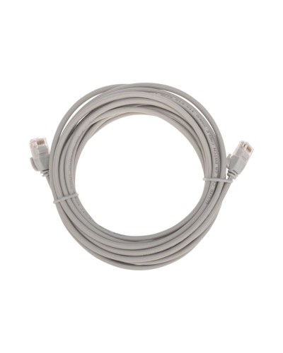 Патч-корд U/UTP, CAT 6A (10G), RJ45-RJ45, 28AWG, LSZH, серый, 5м REXANT 02-0380-5 в Липецке Патчкорды (медные) Pintop.ru
