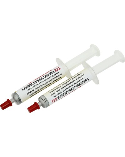 Смазка силиконовая 221, до +350 C, 2 мл, шприц REXANT (09-3955) в Липецке Монтажные материалы Pintop.ru