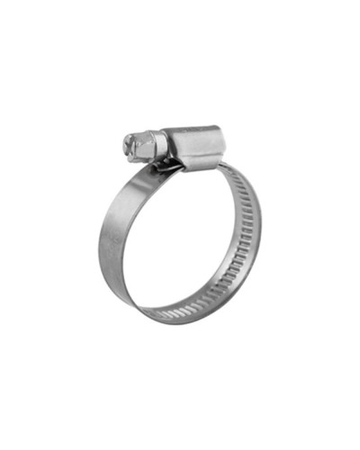 Хомут червячный 16-25/9-0,6мм, нержавеющая сталь W2, (50 шт/уп) REXANT 07-0716 в Липецке Стяжки-хомуты Pintop.ru