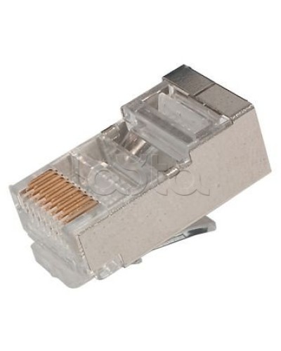 Джек RJ-45 8P8C CAT 5e (экран) (100шт/уп) REXANT 05-1023 в Липецке Коннекторы и разъемы Pintop.ru