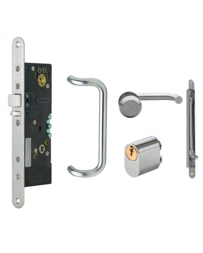 Готовый комплект для установки замка RusGuard Моторный замок RG-Lock 595 (KIT) (Комплект) в Липецке Защелки Pintop.ru
