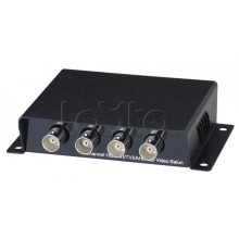 Приемопередатчик пассивный 4-канальный, HDCVI/TVI/AHD, по витой паре SC&T TTP414HD