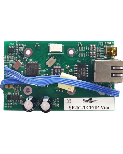 Преобразователь интерфейса RS485 в Ethernet Smartec SF-IC-TCP/IP-Vita в Липецке Адресная система охранно-пожарной радиоканальной сигнализации Smartec Pintop.ru