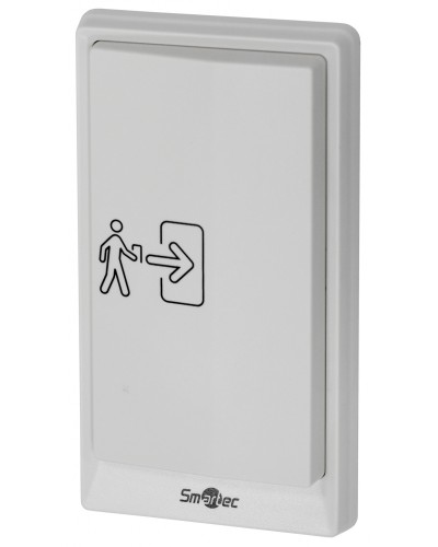 Кнопка пластиковая, накладная, локтевая, НЗ/НР контакты, размер: 175х95х25 мм Smartec ST-EX710-WT в Липецке Кнопки выхода Pintop.ru