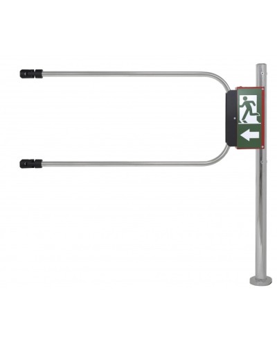 Smartec ST-GR010EC-CR - Калитка аварийного выхода с электромагнитом, хромированная, в комплекте стойка 1000 х D50 мм и створка 1000 х D25 мм. в Липецке Калитки Pintop.ru