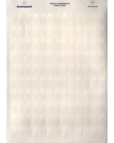 Табличка маркировочная 20х10мм. Полиэстер. Белая DKC (SITFP1020W) в Липецке Аксессуары для лотков Pintop.ru