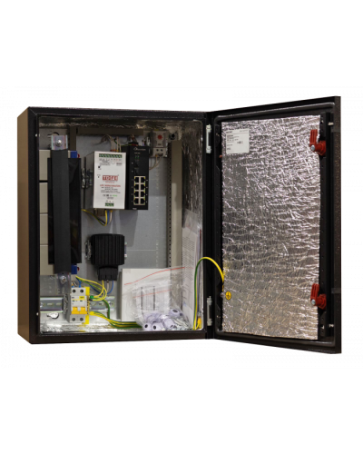 Узел коммутации всепогодный SpaceCam SC-Box-L2-8GP-240-2G-UPS(B) в Липецке Коммутаторы Pintop.ru