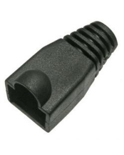 Колпачки защитные для кабеля 6,0мм cat.5, на соединение коннектора с кабелем (черный) TWT TWT-BO-6.0-BK/100 в Липецке Коннекторы Pintop.ru