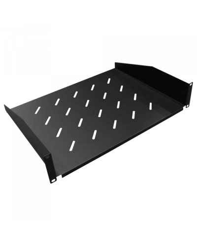 Полка фронтальная, глубина 350 мм, 1U, нагрузка - 18 кг TWT (TWT-CB-SF350-1U/18) в Липецке Полки для шкафов и стоек Pintop.ru