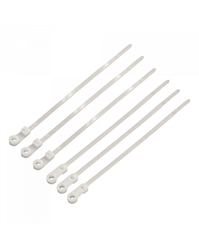 Стяжка пластиковая нейлоновая под винт, 4х200мм, 100шт TWT (TWT-CVS-200) в Липецке Стяжки-хомуты Pintop.ru