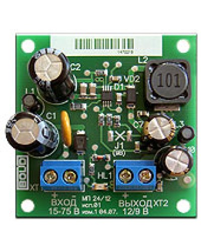 Модуль преобразователя Болид МП 24/12В исп.01 в Липецке Электротехническое оборудование Pintop.ru