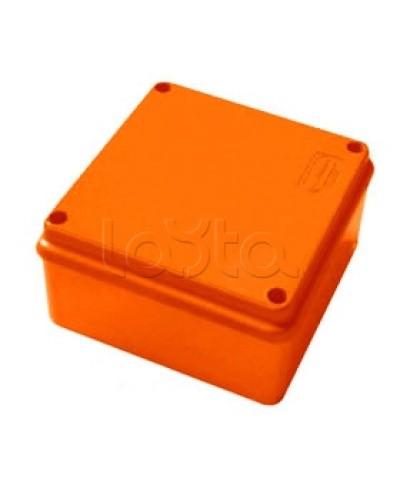 Коробка огнестойкая 100х100х55, 5P, (0,15-2,5мм2), без галогена Экопласт 42057HF в Липецке Коробки (ОКЛ) Экопласт Pintop.ru