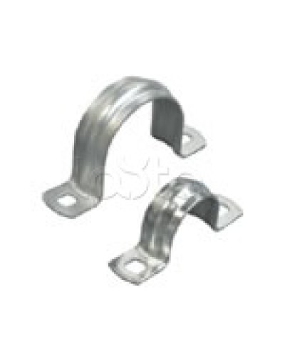 Скоба оцинкованная двулапковая для трубы D35 мм (100 шт/уп) Экопласт 43635 в Липецке Крепежные изделия Pintop.ru