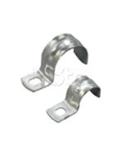 Скоба оцинкованная с одним отверстием для трубы D16мм, м.о. 6,5-5,0мм (1уп=100шт) Экопласт (43716P) в Липецке Держатели, клипсы, скобы Pintop.ru
