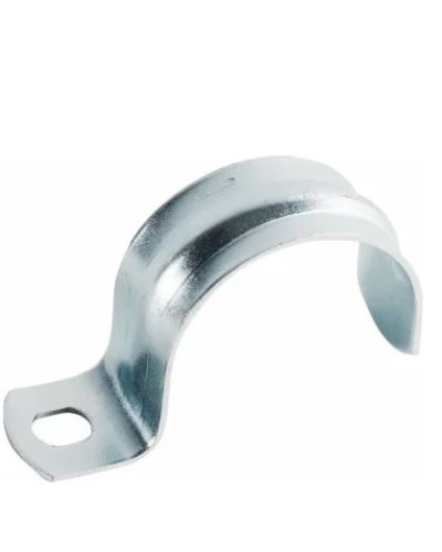 Скоба оцинк. с одним отверстием, для трубы D32мм (100 шт/уп) Экопласт (43732) - Скоба оцинкованная с одним отверстием, для трубы D32мм Экопласт в Липецке Держатели, клипсы, скобы Pintop.ru
