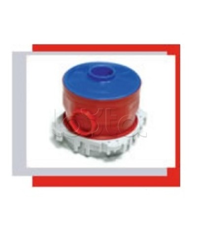 Крышка фланцевая для коробки под заливку в бетон (синий) Экопласт 44602 в Липецке Аксессуары для кабель-канала Pintop.ru